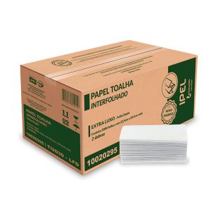 Toalla interfoliada doble hoja IPEL - 2,000 unidades