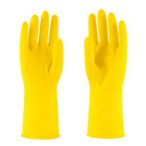 Guante de aseo amarillo talla L